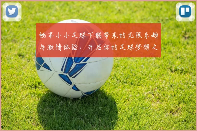 畅享小小足球下载带来的无限乐趣与激情体验，开启你的足球梦想之旅
